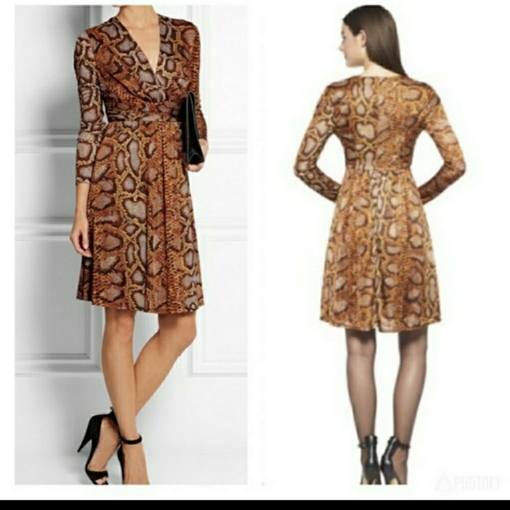 Classy snakeskin dress